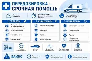 Помощь при передозировке в Хабаровске
