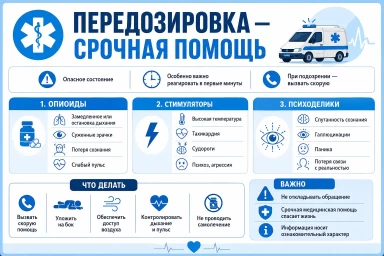 Помощь при передозировке в Хабаровске