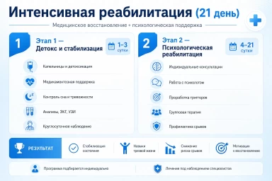 Реабилитация за 21 день в Хабаровске